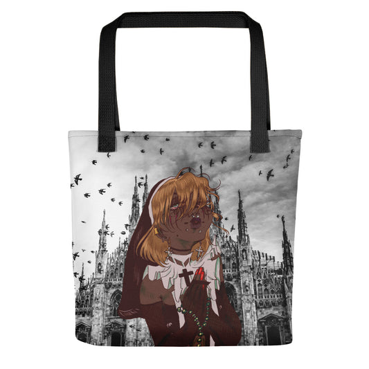 The Unholy Nun Tote Bag