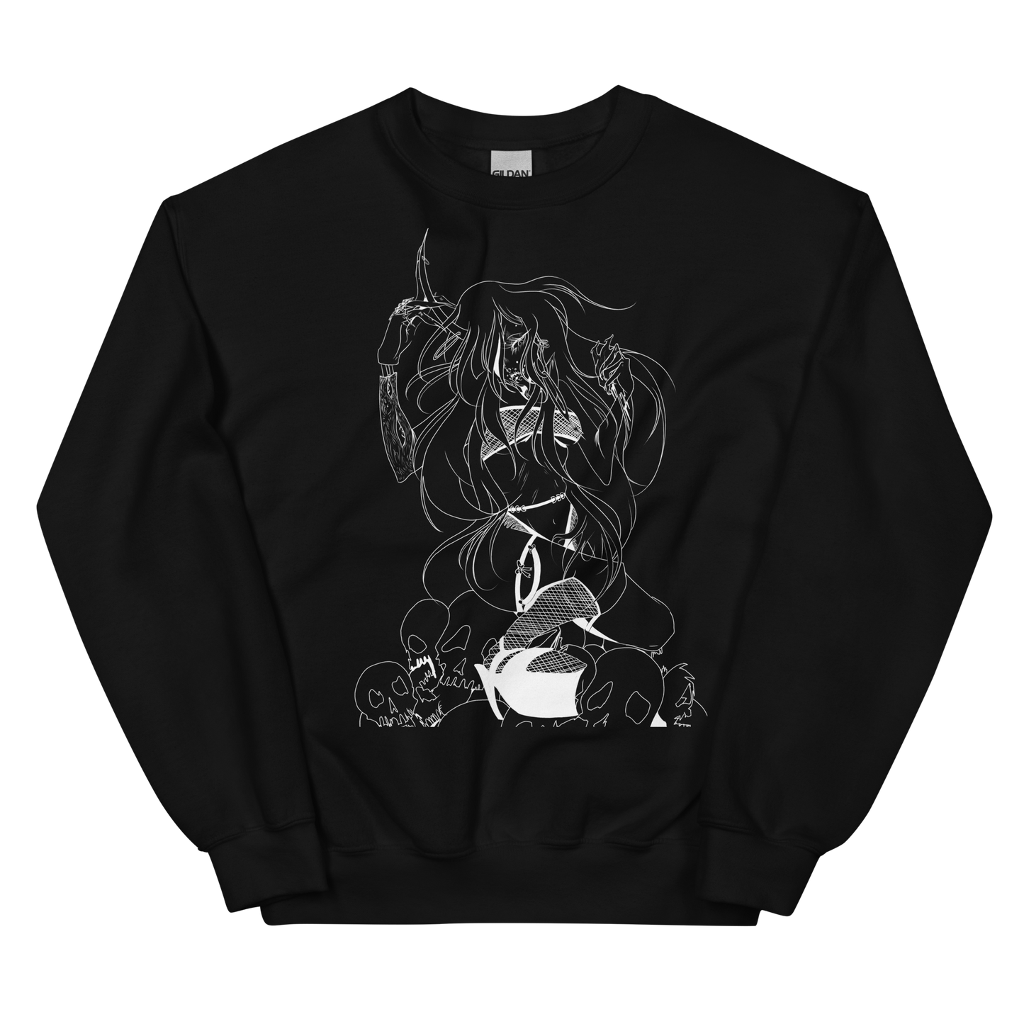 Goth Babe Unisex Long Sleeve Sweatshirt